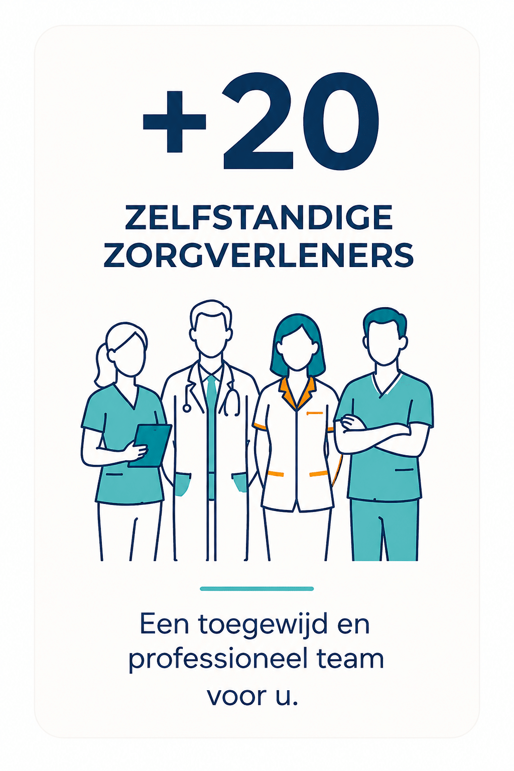 Verpleegplus - meer dan 20 zorgverleners