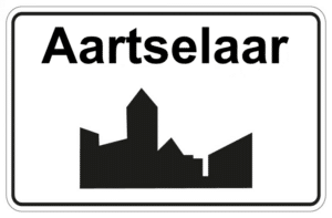 Bord met naam Aartselaar